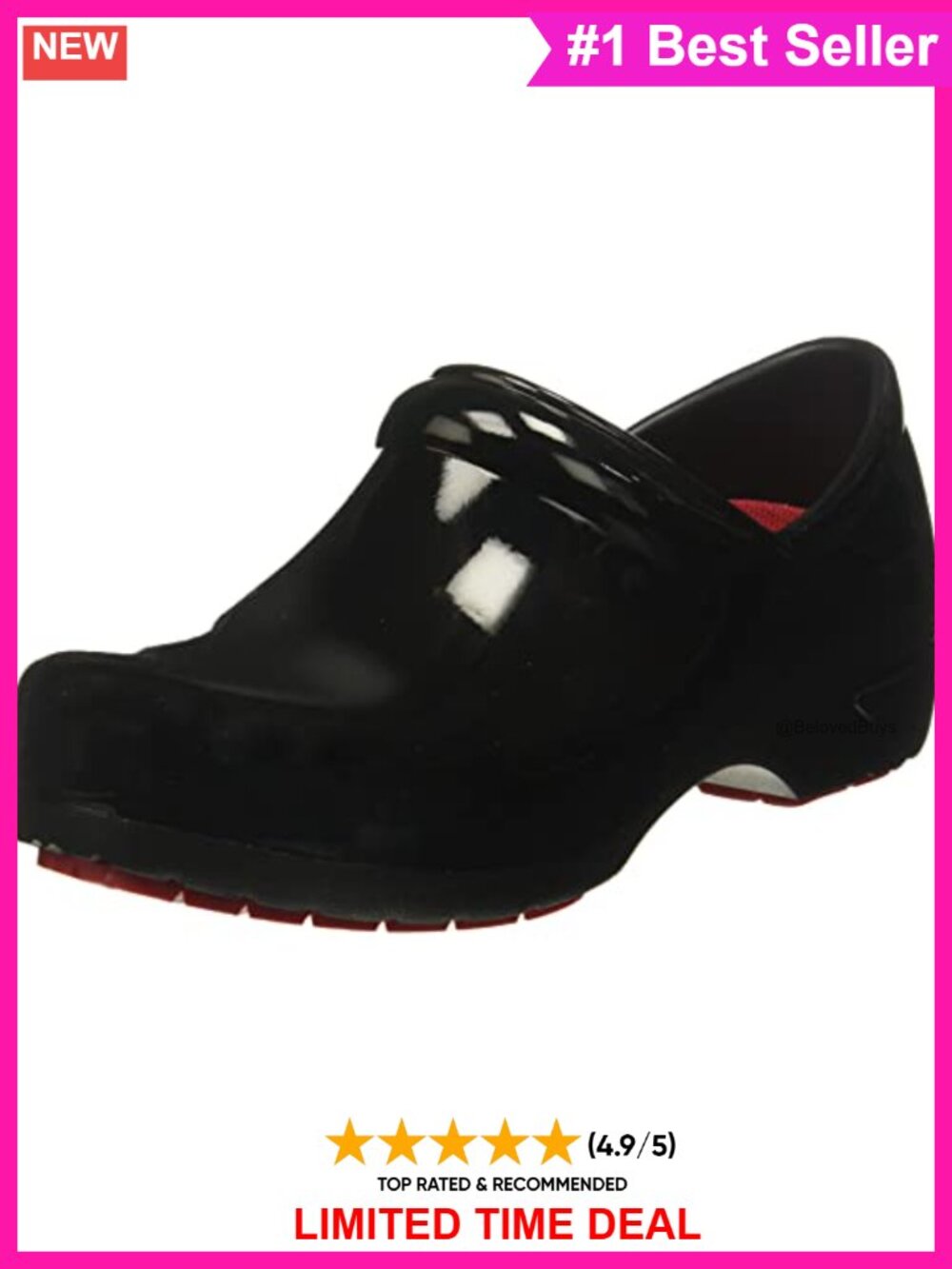 Non-Slip Nursing Clogs Cushioned Work Shoes